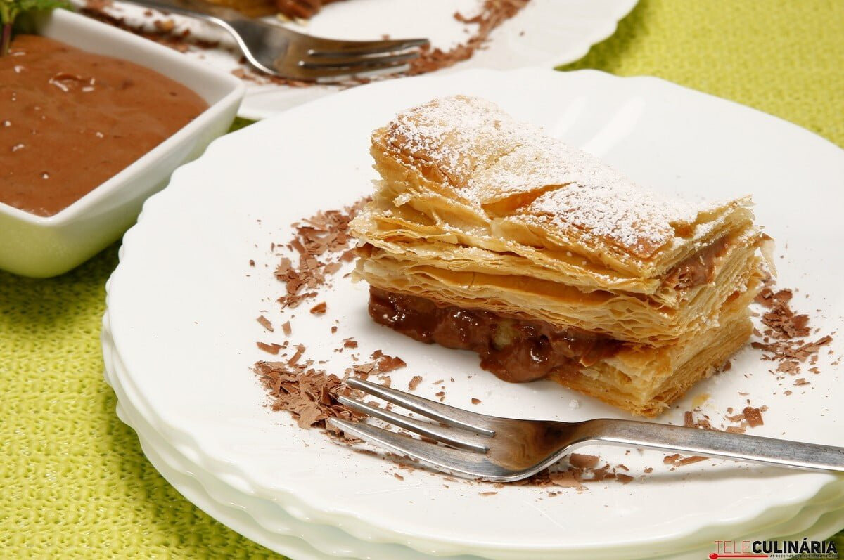 Mil-folhas de chocolate