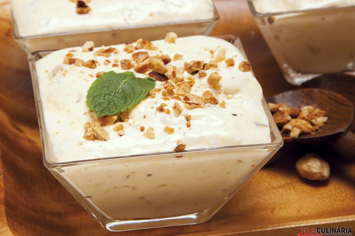 Mousse de avelãs