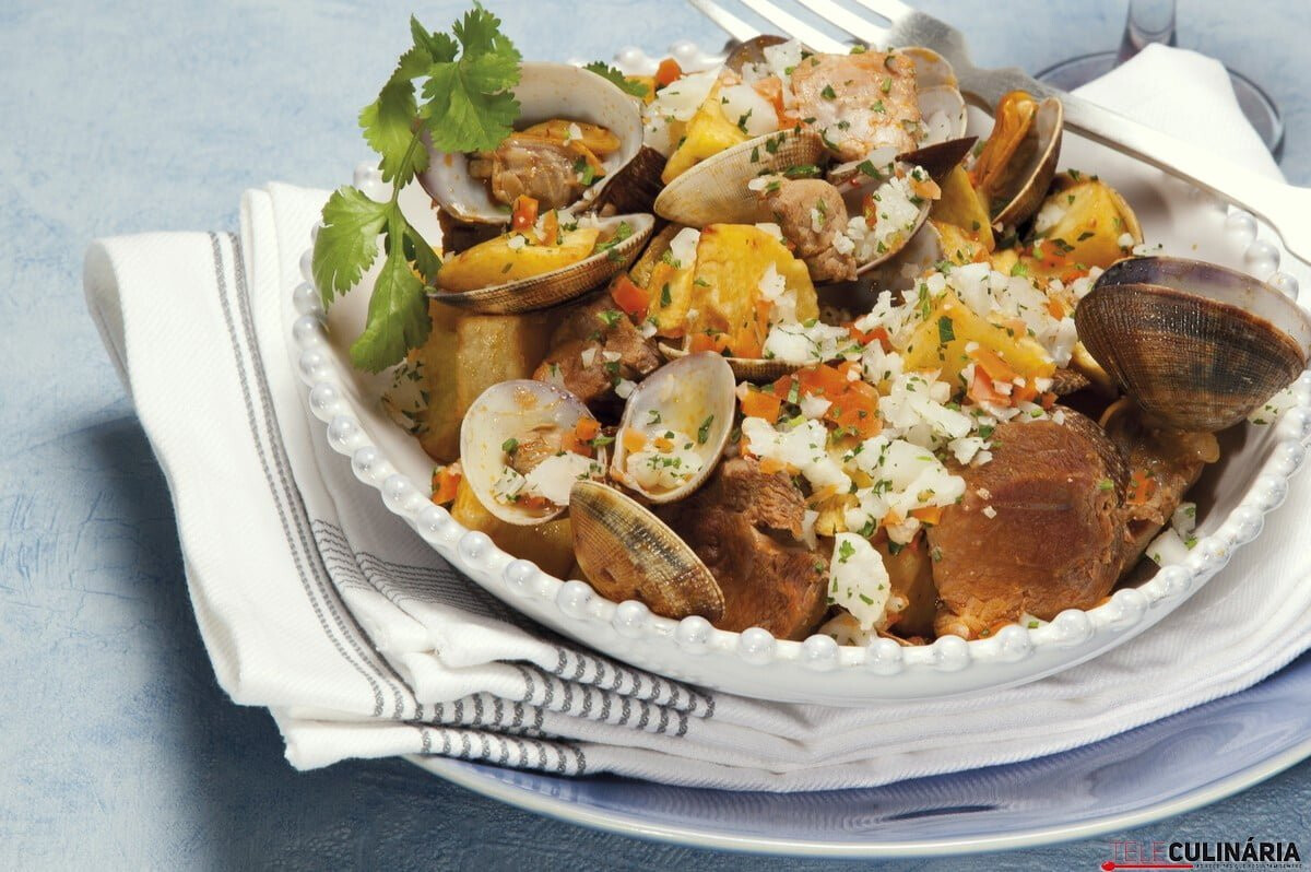 Carne de porco alentejana