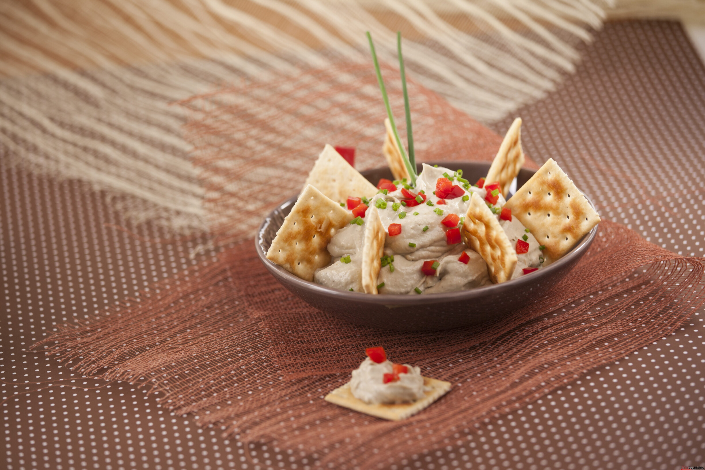 Patê de abacate com queijo creme