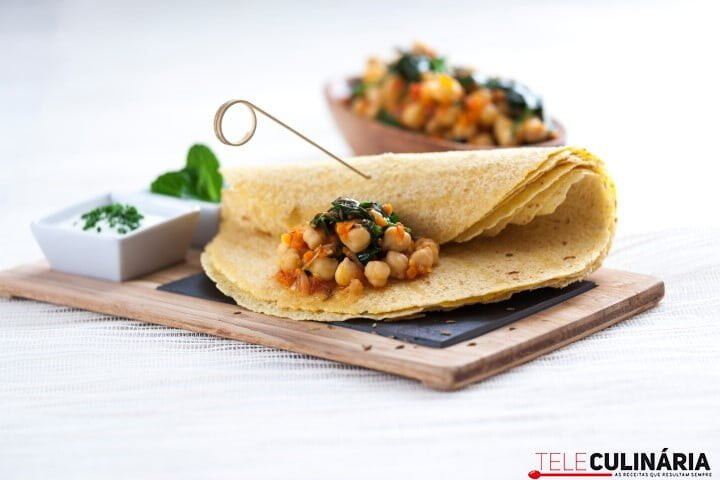 Estufadinho com grão-de-bico