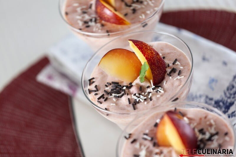 Mousse de ameixa