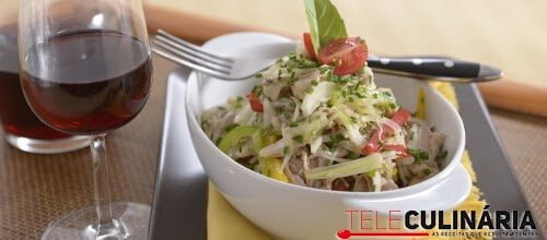 Salada avinagrada de coelho