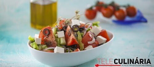 Receita de Salada grega