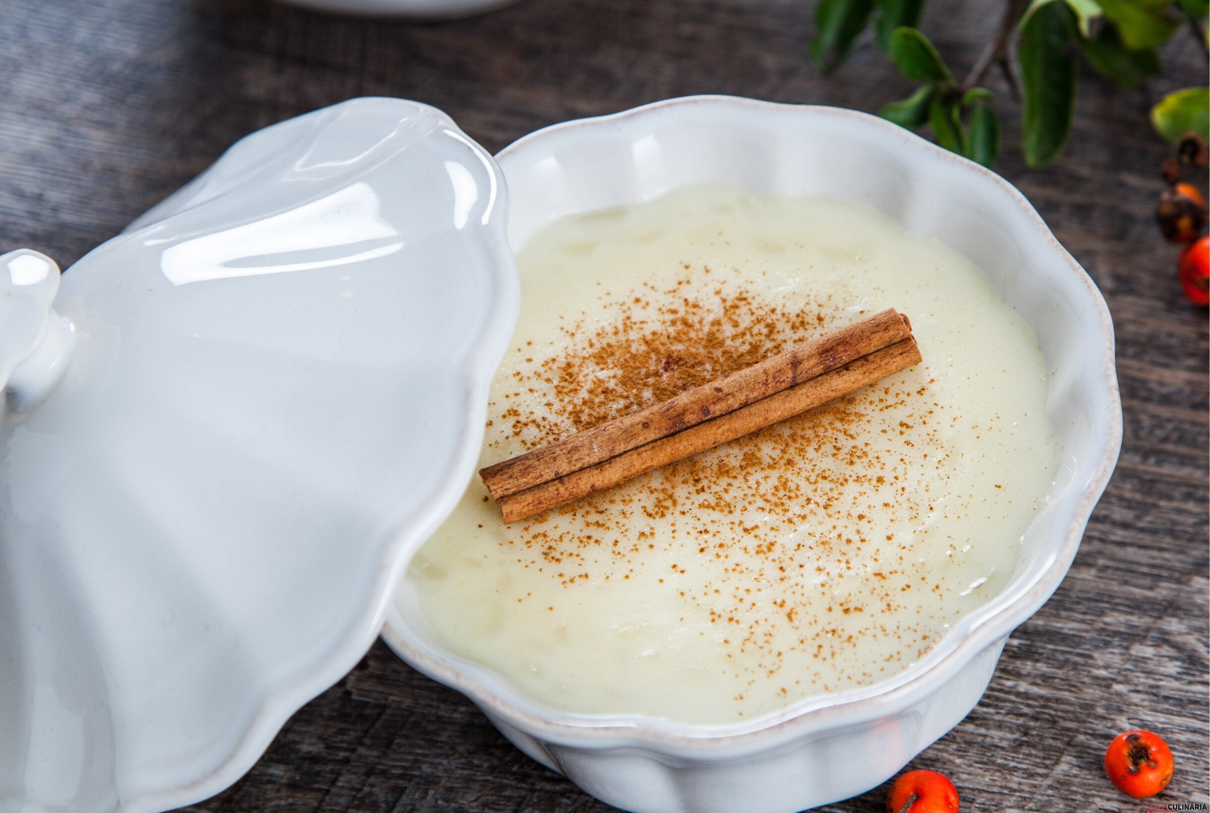 Arroz-doce com leite condensado