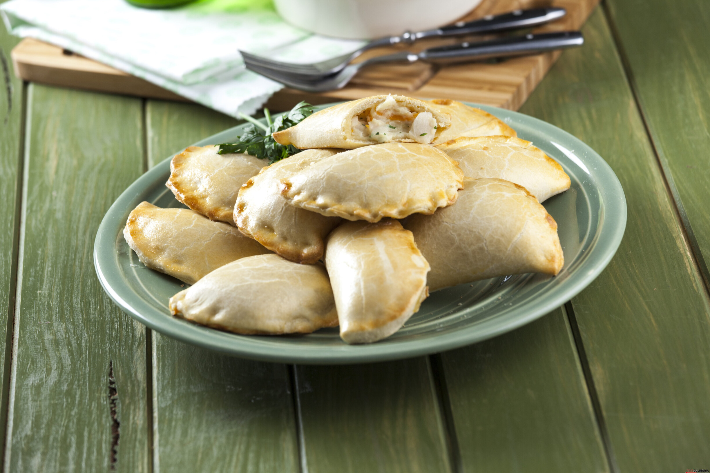 Rissóis de peixe no forno (robot de cozinha)