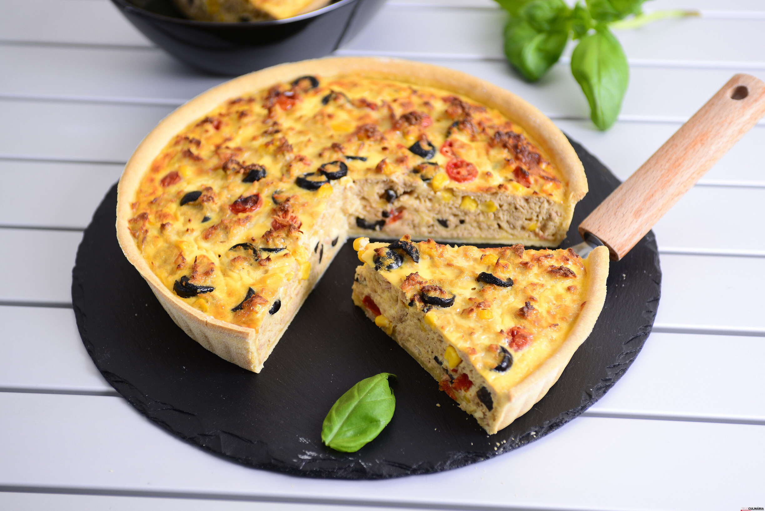 Receita de quiche de atum (para robot de cozinha)
