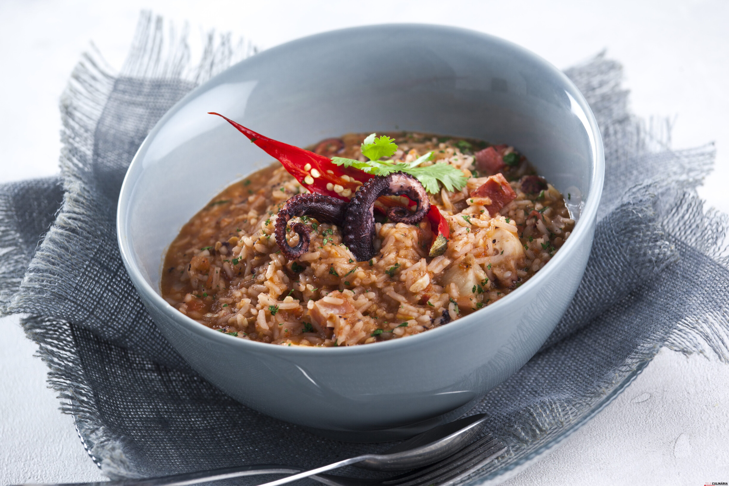 Receita de arroz de polvo (para robot de cozinha)