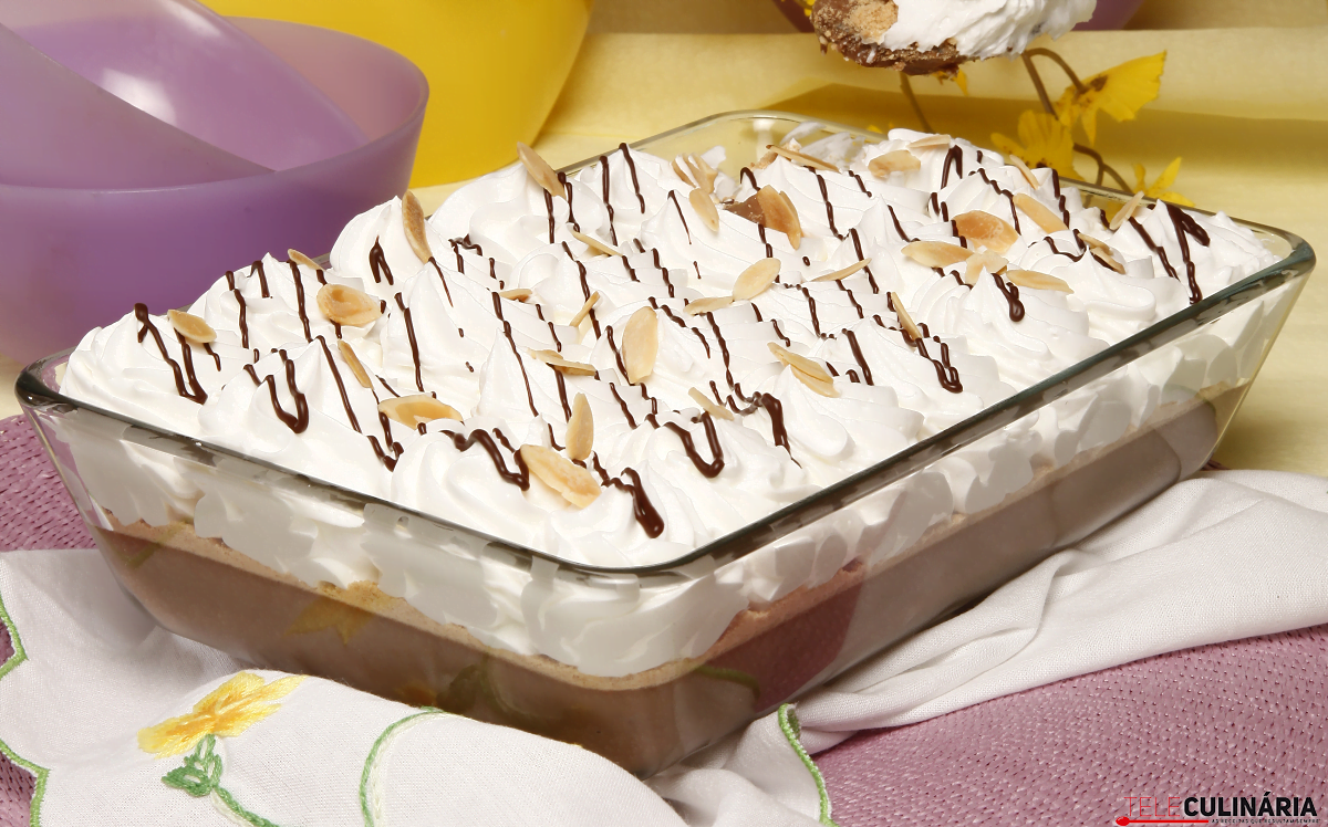 Delícia de chocolate com amêndoa