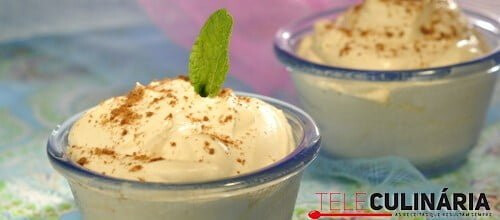 Mousse de leite condensado