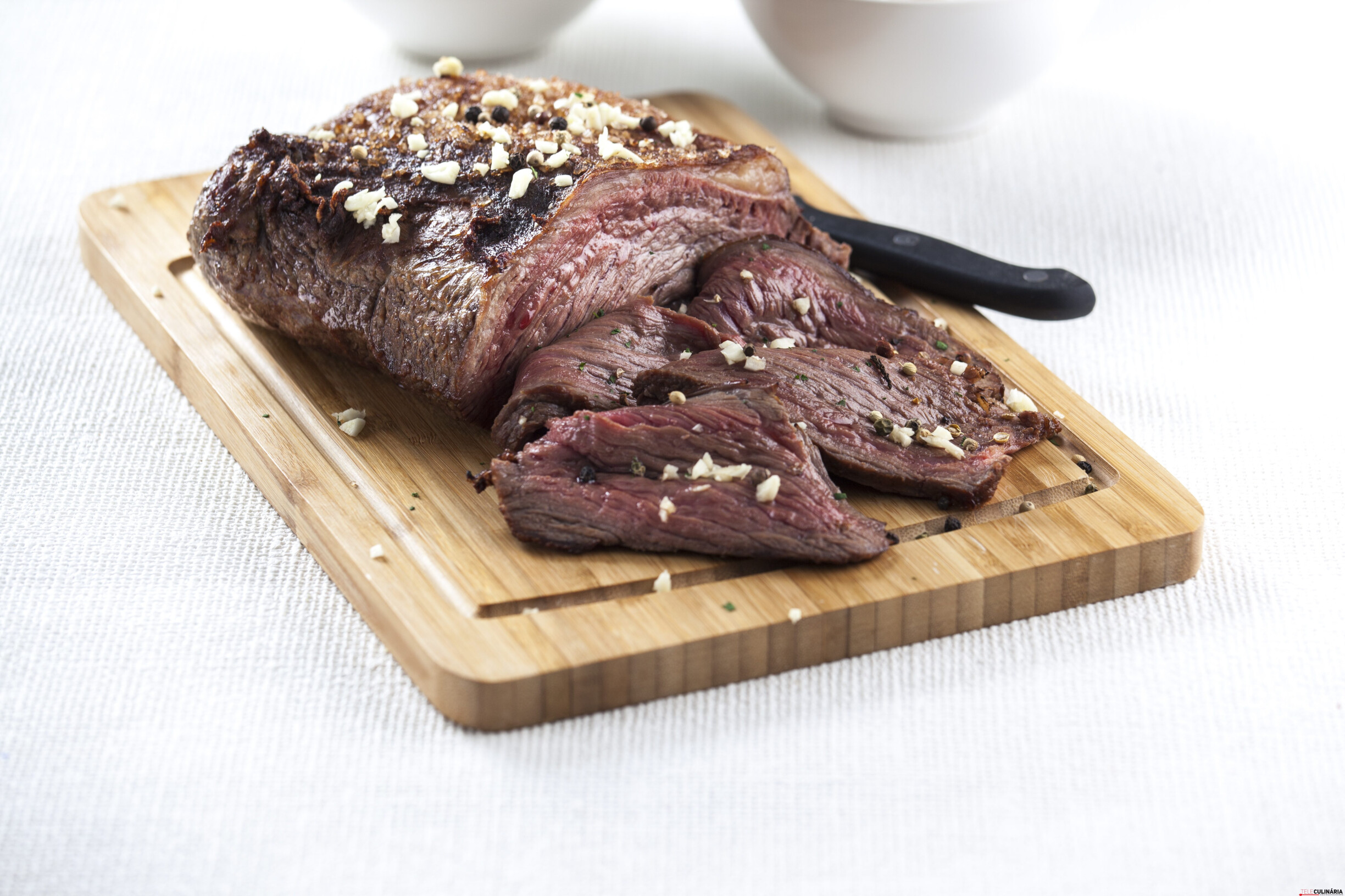 Picanha no forno ao alhinho