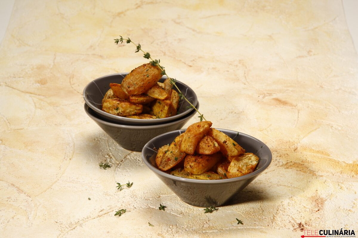 Batata-doce assada com paprica