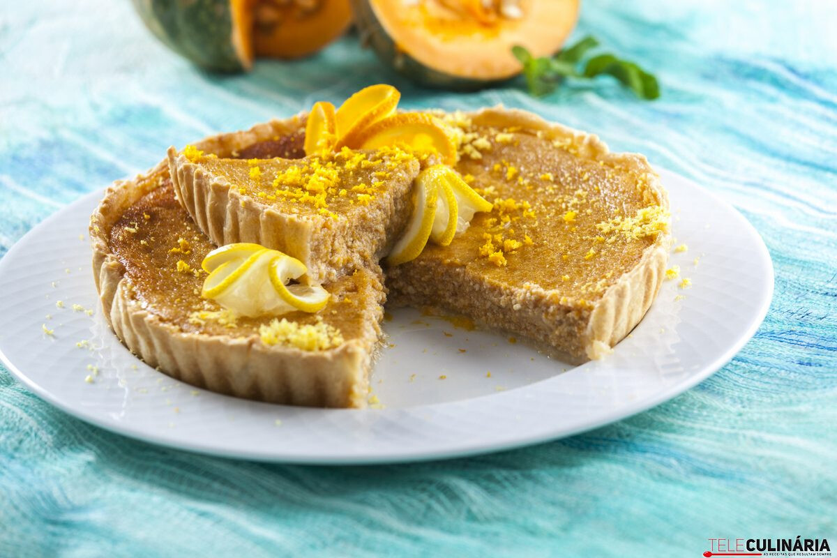 Receita de tarte de requeijão com abóbora