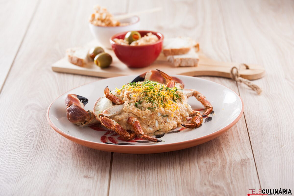 Sapateira recheada (robot de cozinha)