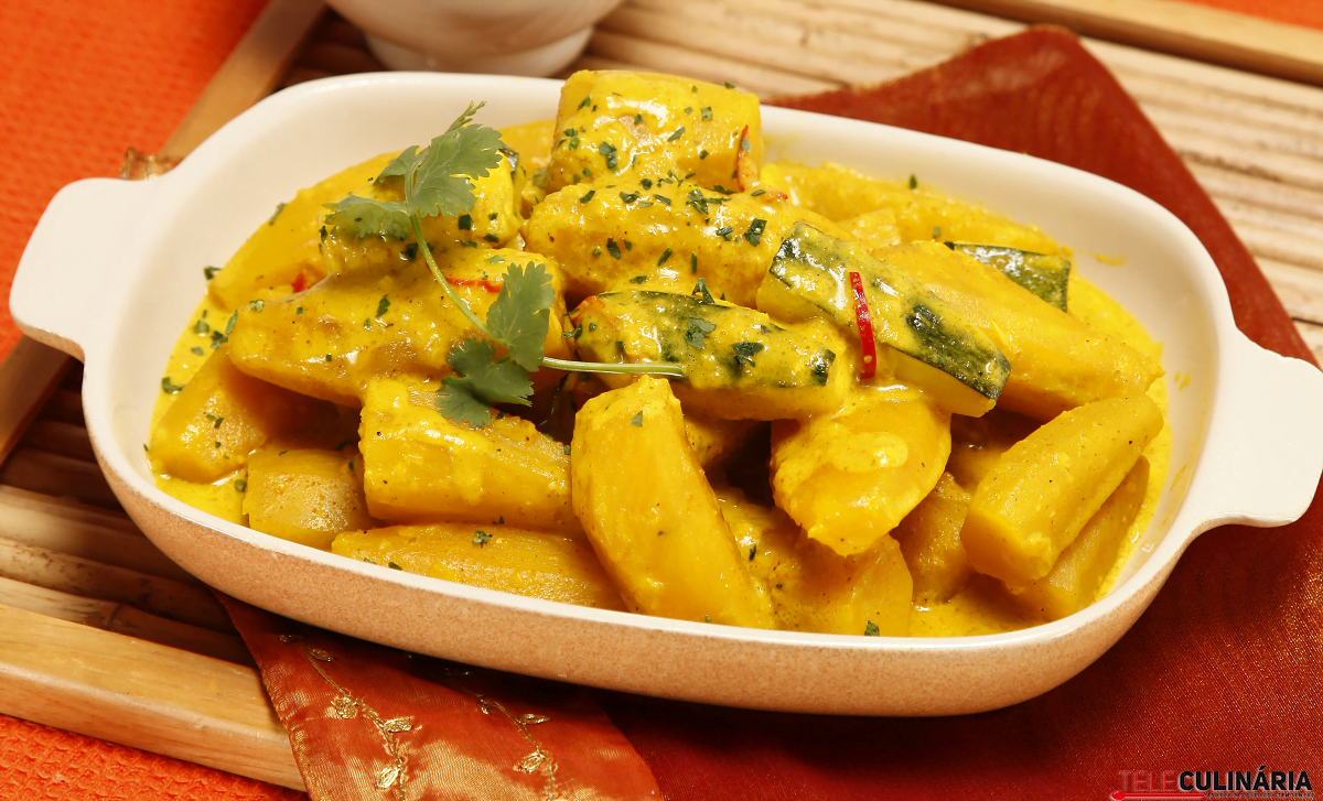 Caril de batata doce