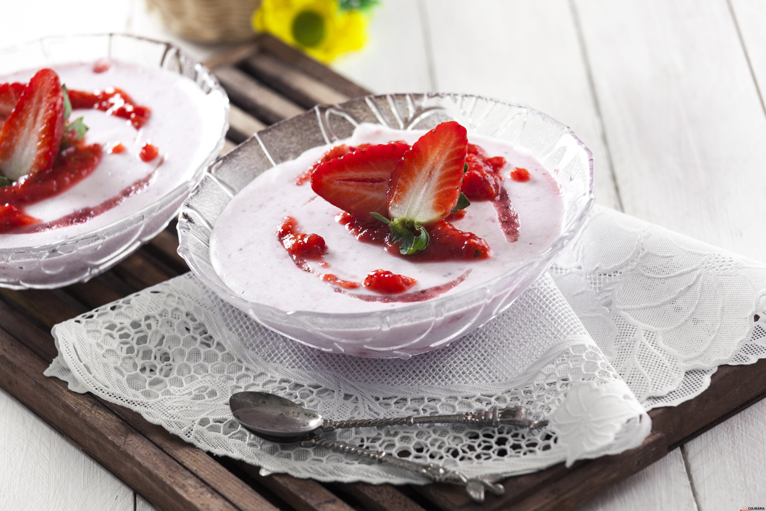Mousse de morango