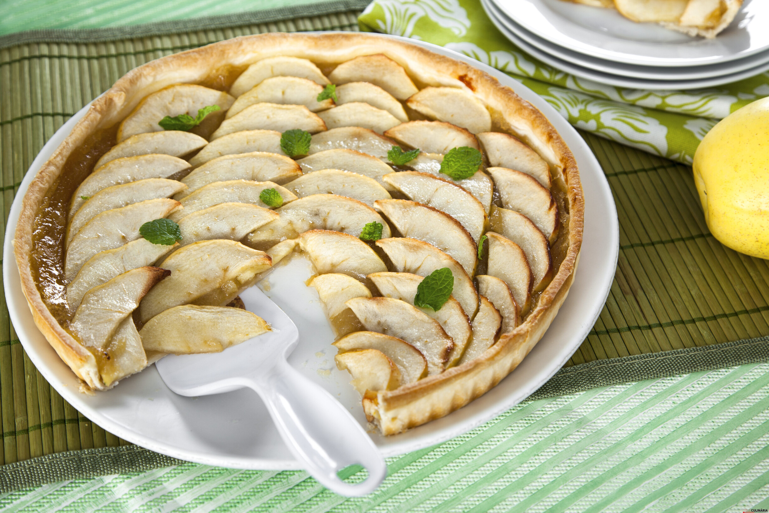 Receita de tarte de maçã