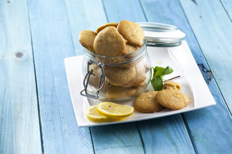 Biscoitos de lima-limão