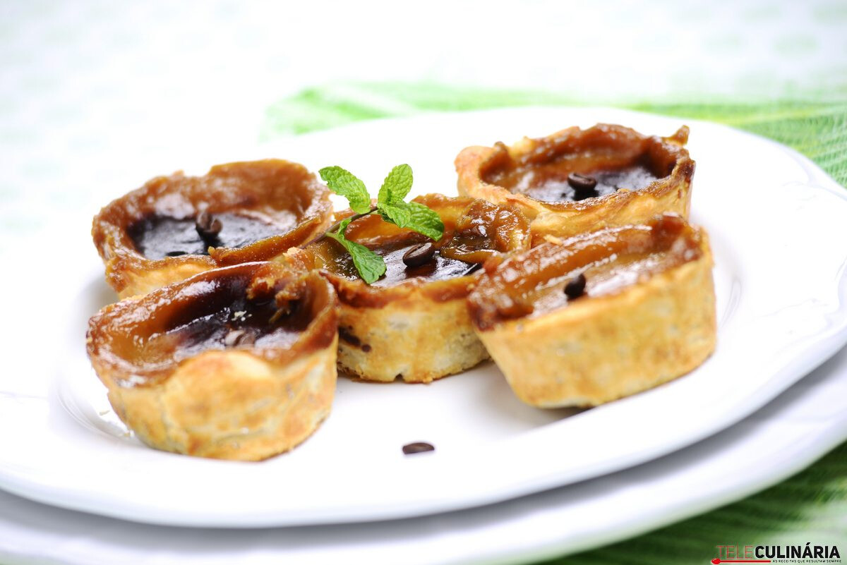 Pasteis de nata de café