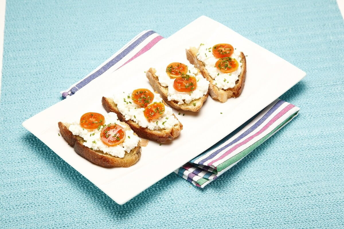 Pão de alho e requeijão