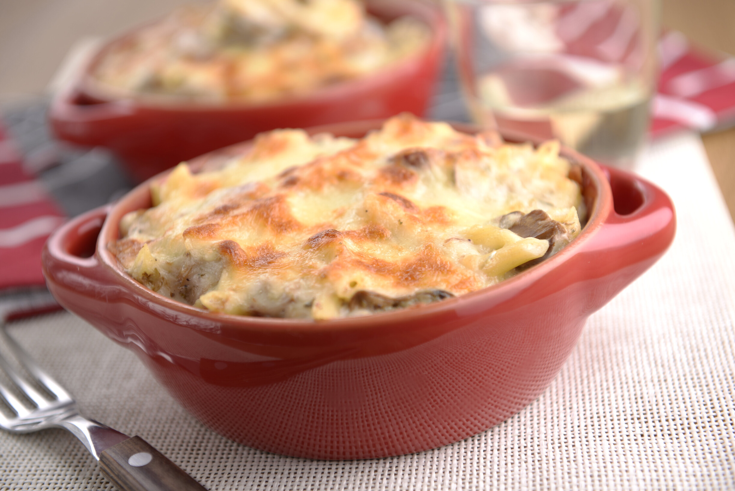 Pasta gratinada (robot de cozinha)