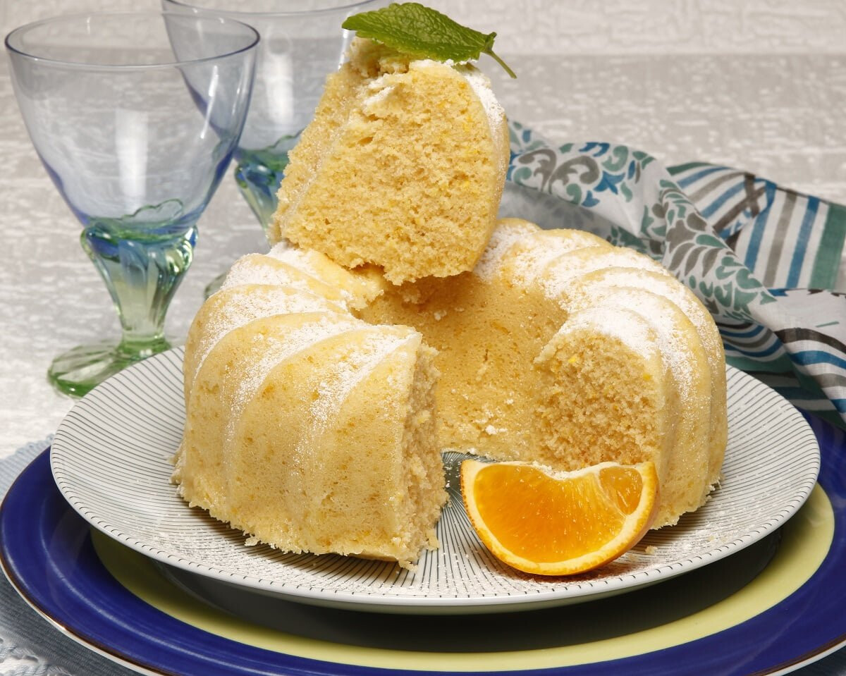 Bolo de iogurte com aromas