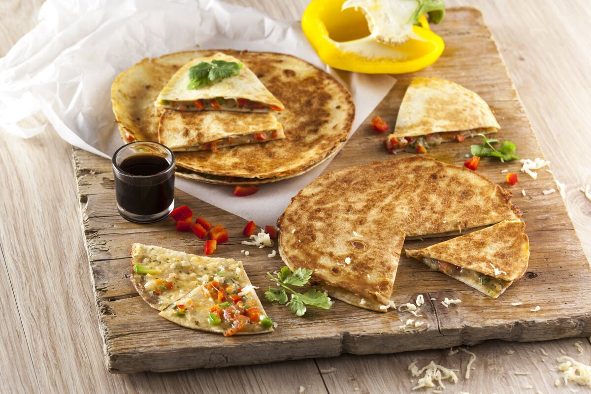 Quesadillas de pimentos