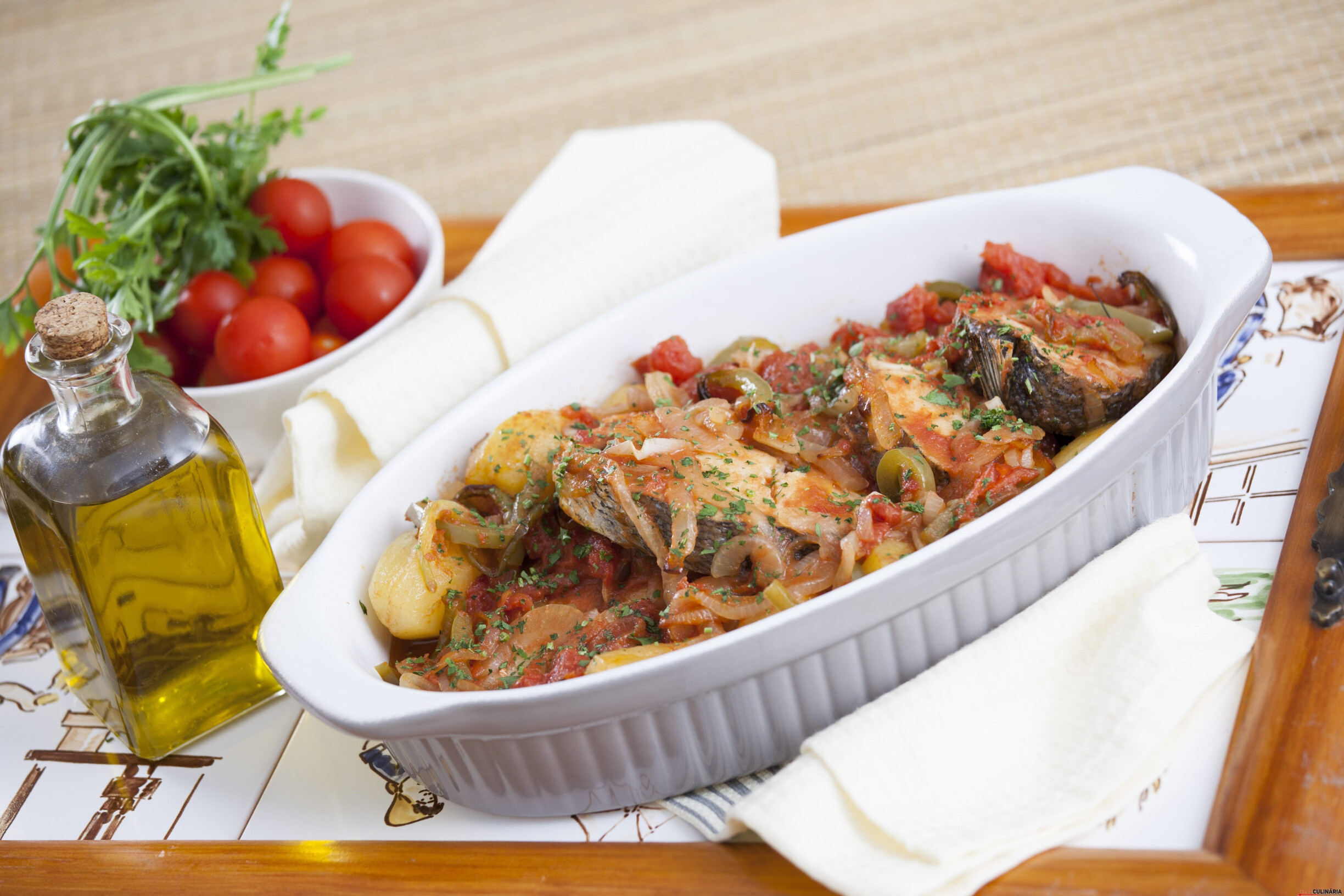 Receita de pescada à portuguesa