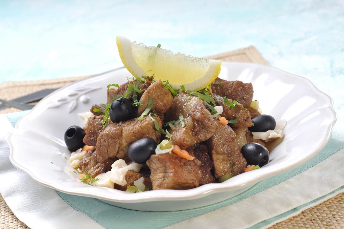 Picadinho do lombo de porco