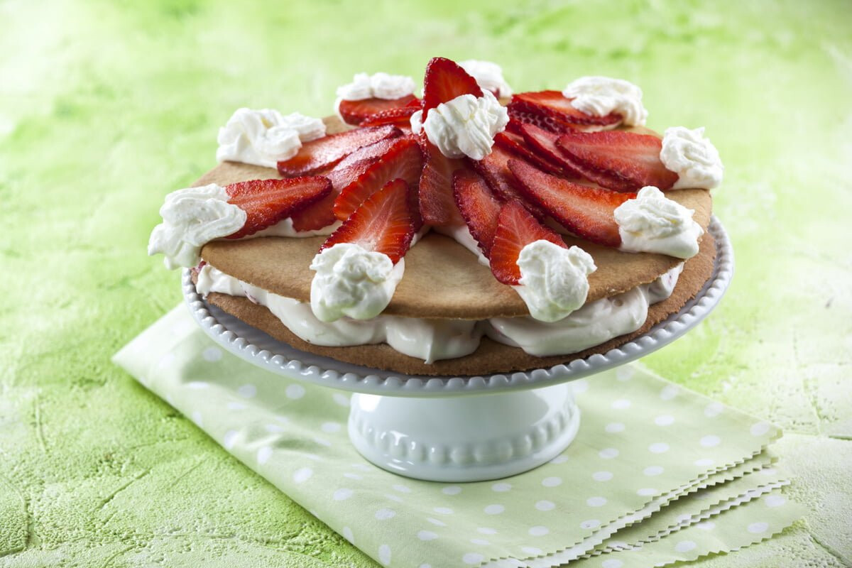 Biscoitão de morangos