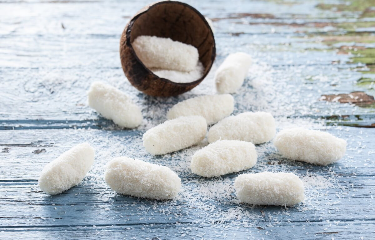 Croquetes de coco e tapioca