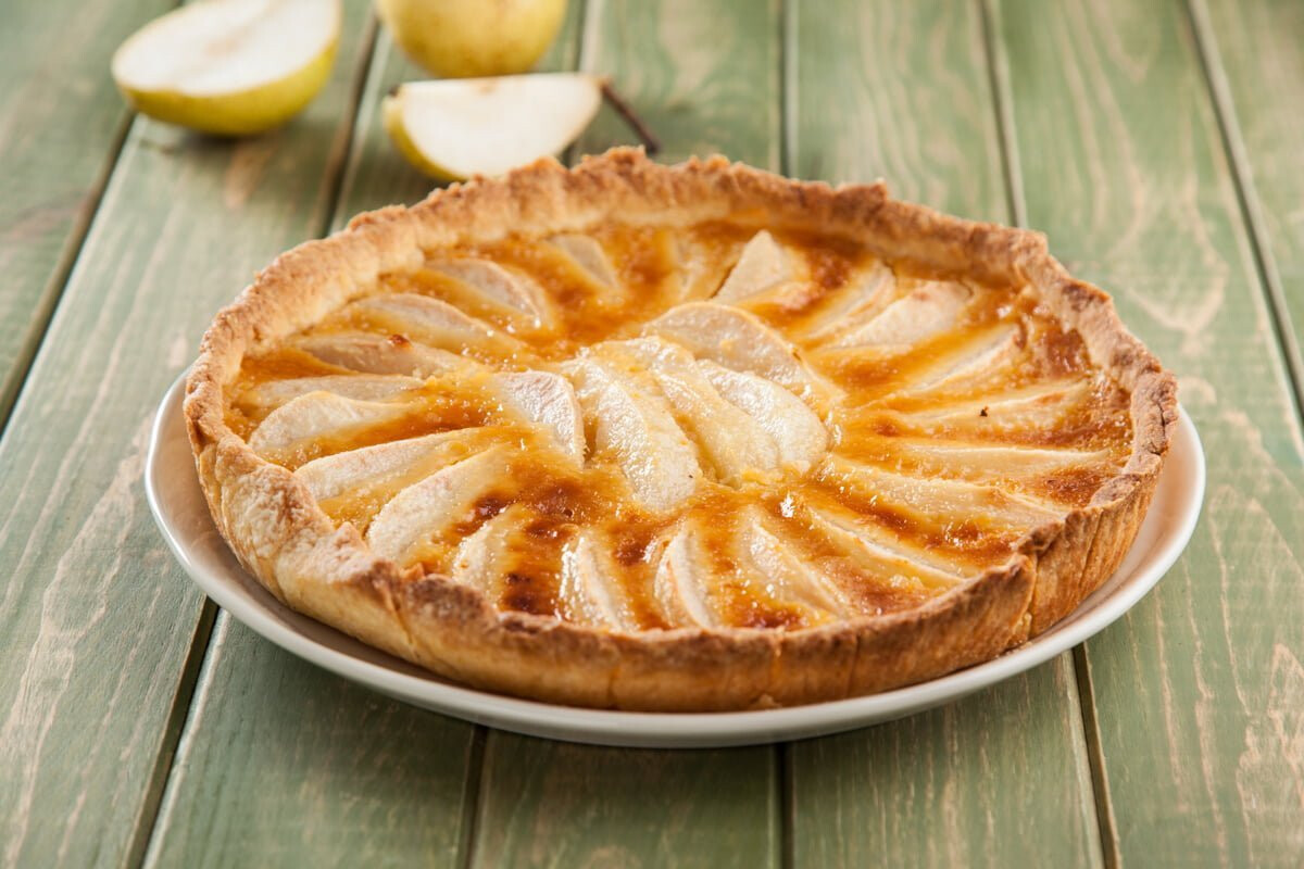 Tarte de peras de Alcobaça