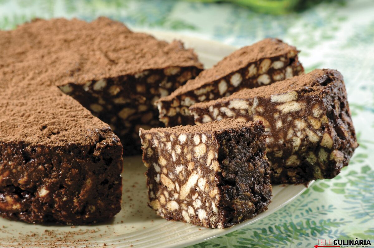 Bolo salame de cacau