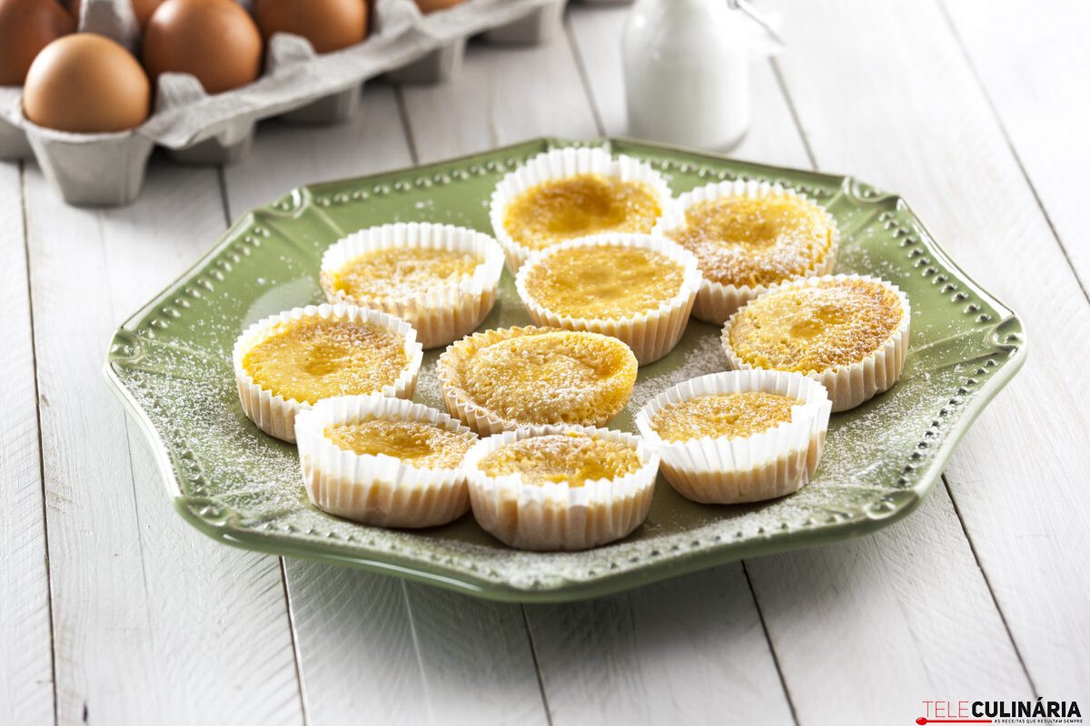 Queijadinhas de leite com 5 ingredientes