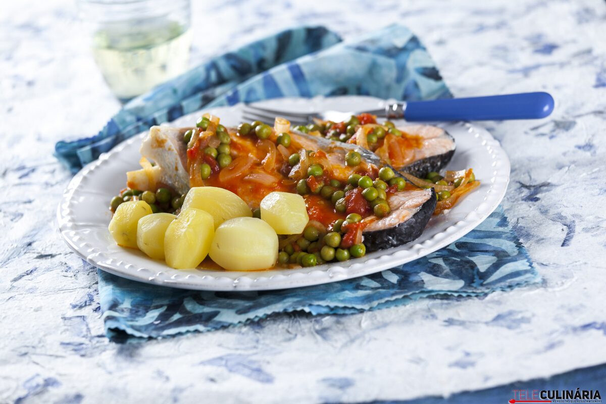 Salmão à espanhola (robot de cozinha)