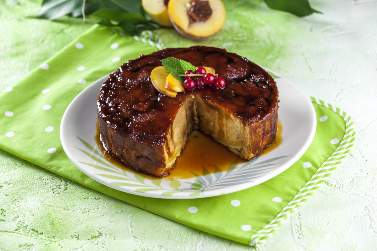 Bolo de pêssego