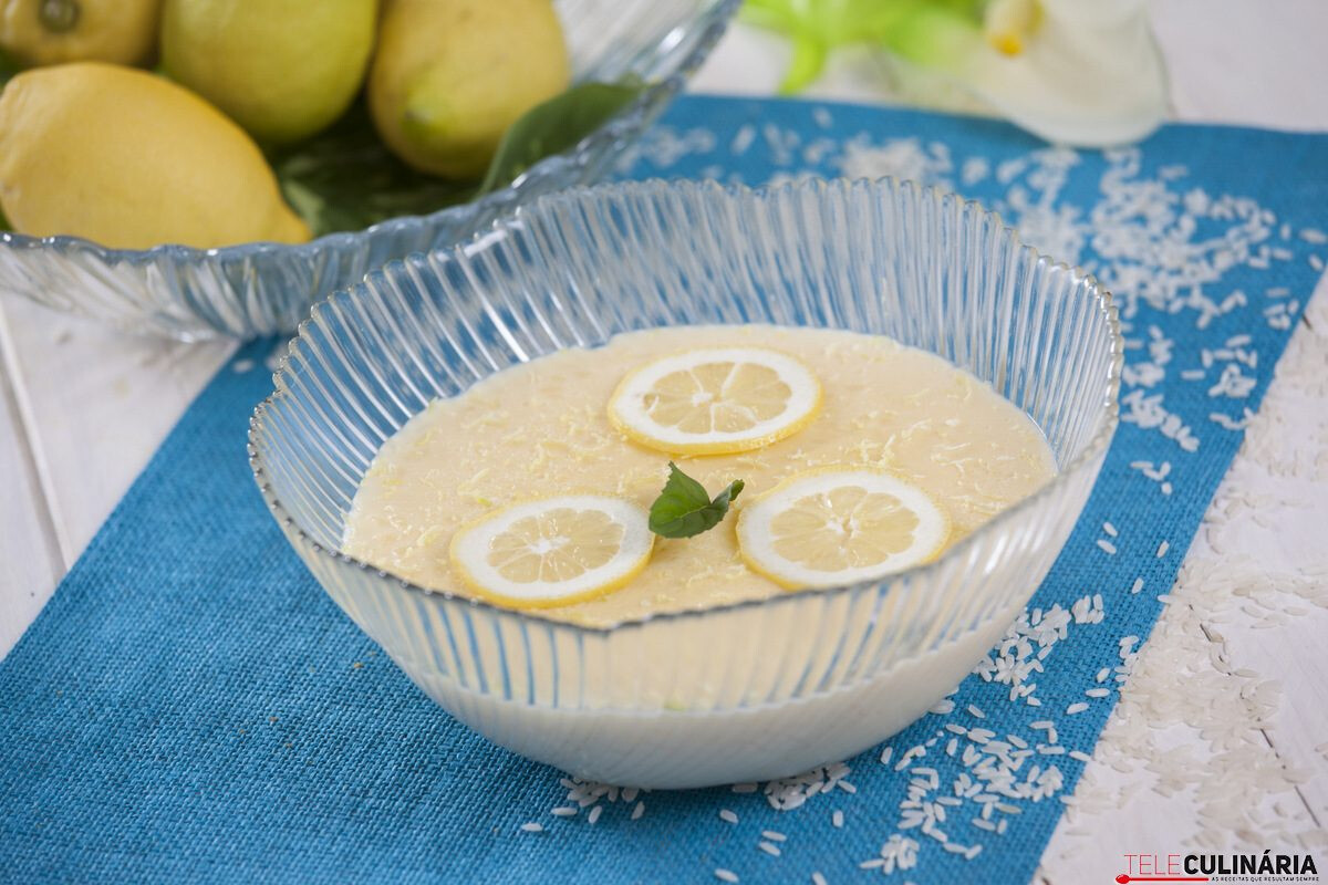 Arroz-doce de limão