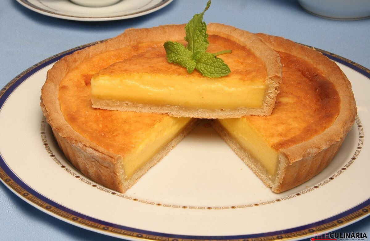 Tarte de creme pasteleiro (robot de cozinha)