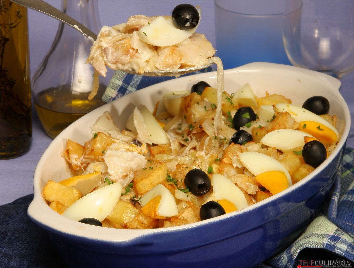 Bacalhau gratinado
