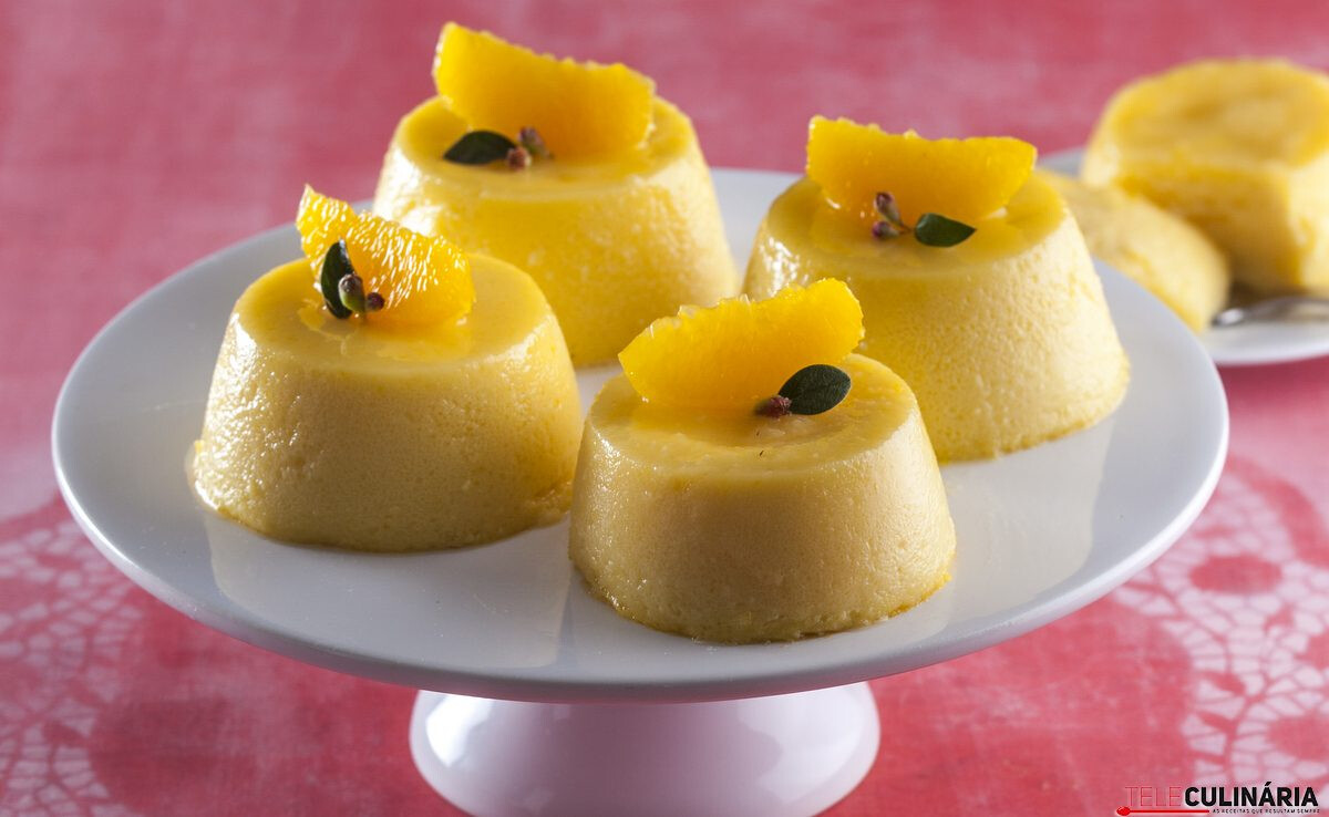 Pudinzinhos de laranja