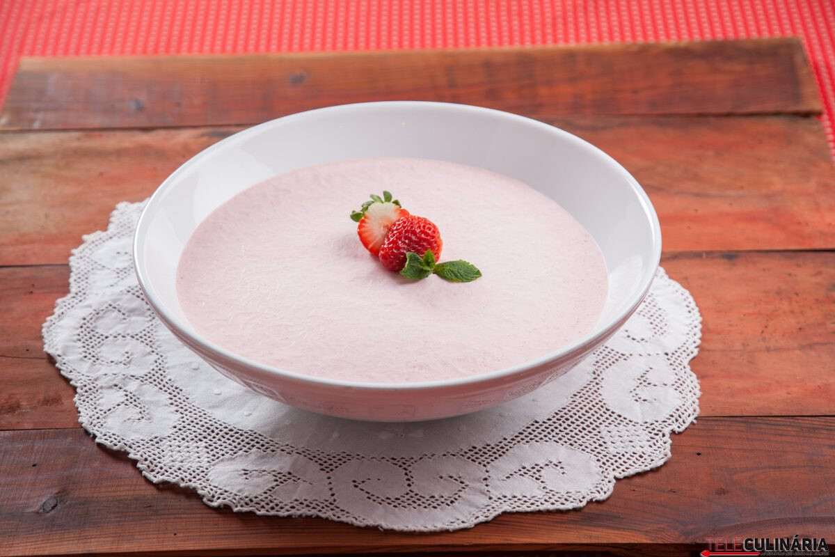 Receita de mousse de morango
