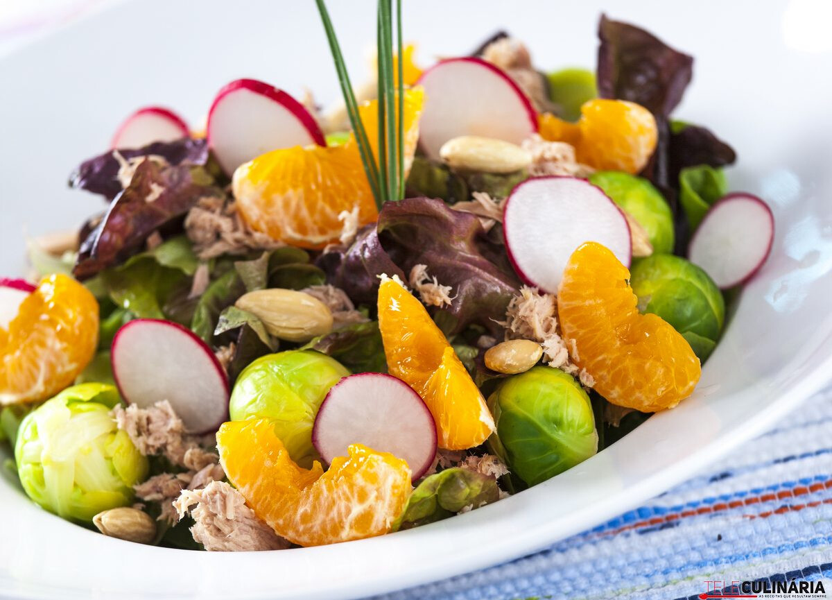 Salada de atum de primavera
