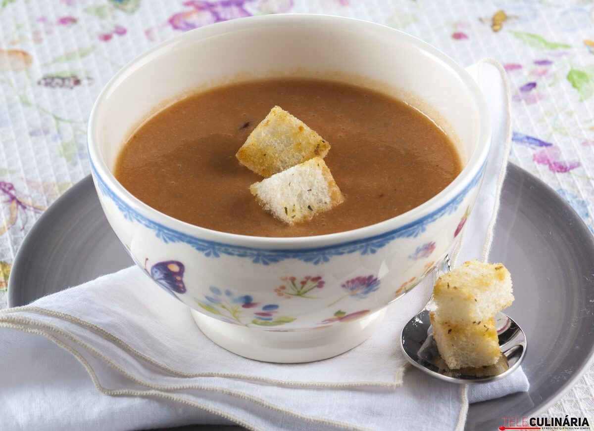 Receita de Gaspacho (robot de cozinha)