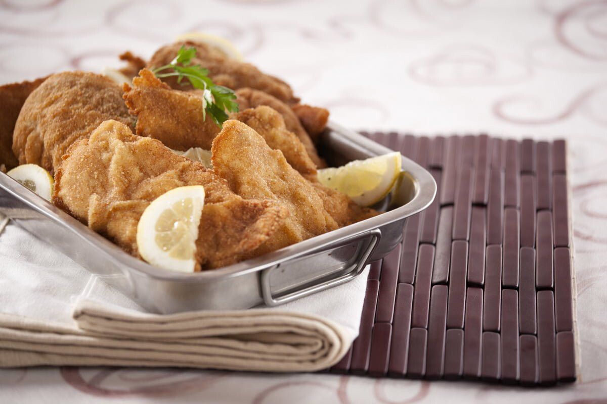 Bifes de peru panados