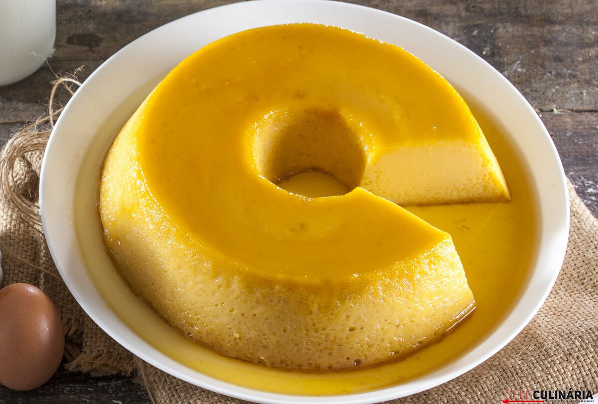 Pudim tradicional
