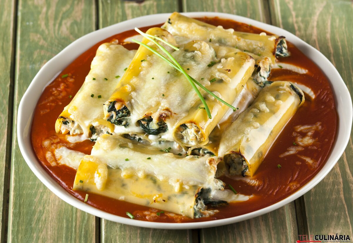 Canelones de peixe