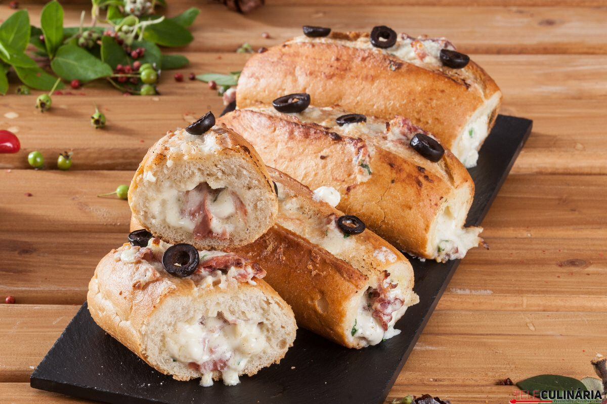 Pão de alho recheado