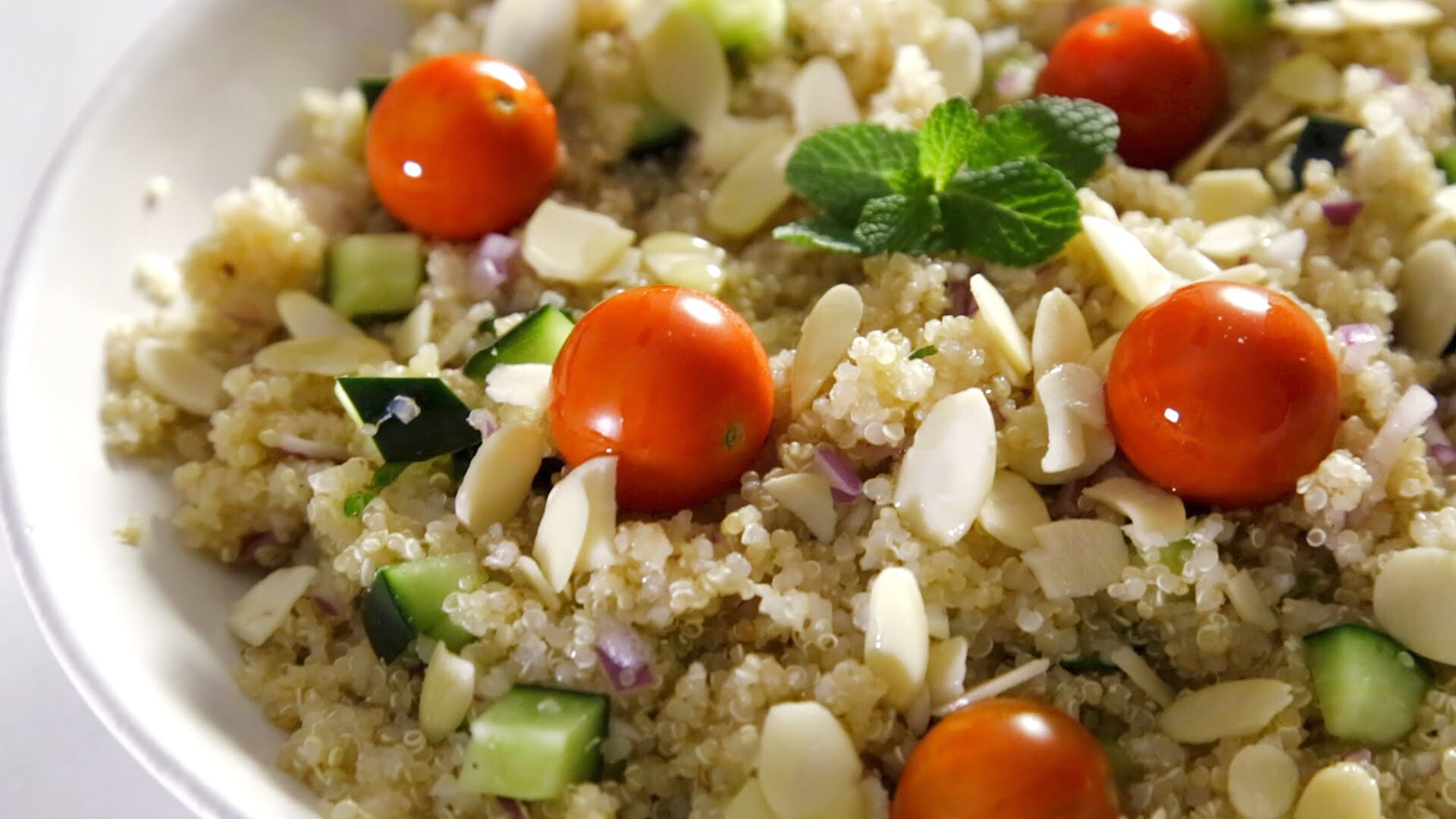 Salada de quinoa