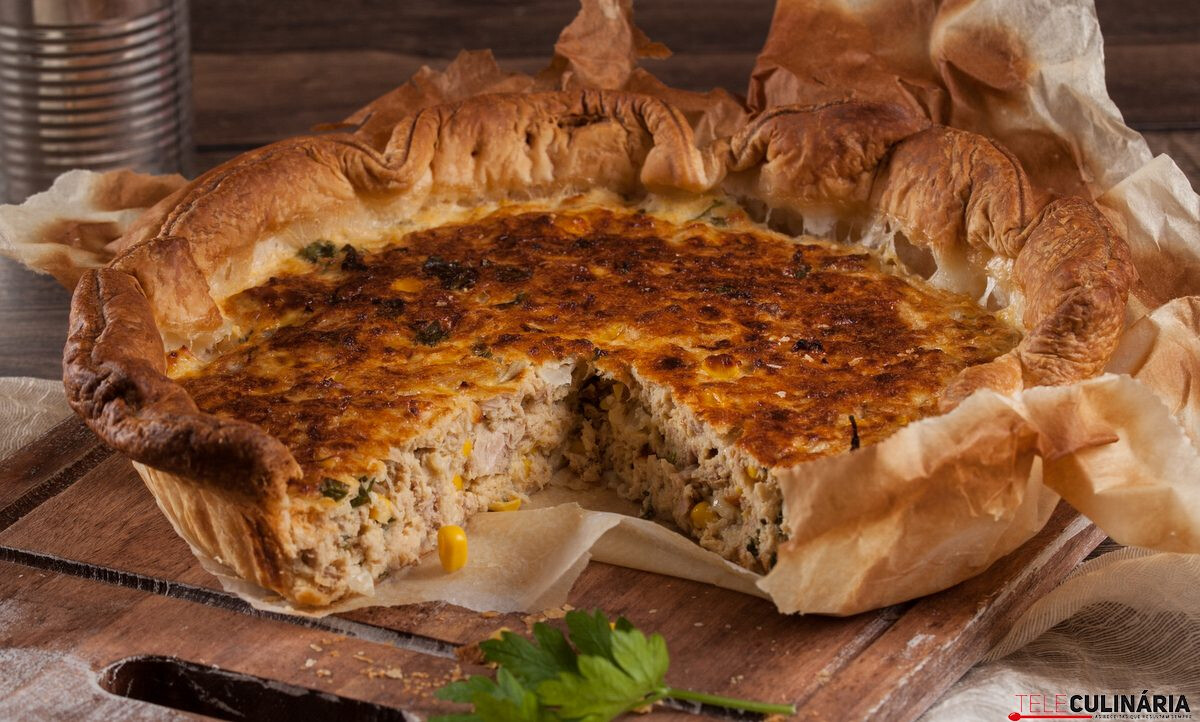 Quiche de atum (robot de cozinha)