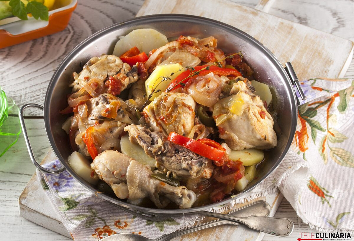 Receita de cataplana de frango